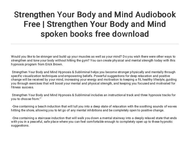 Strengthen Your Body and Mind (Hypnosis & Subliminal)
